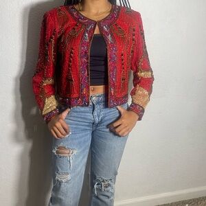 Vintage sequin blazer